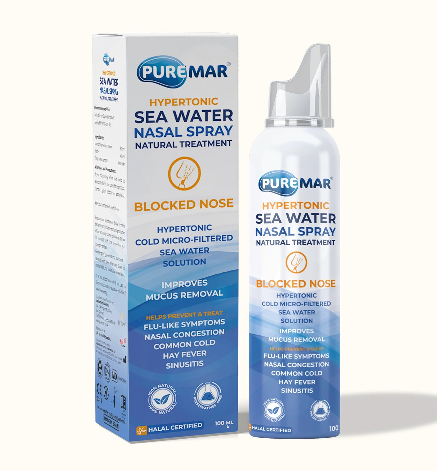 Hypertonic Sea Water Nasal Spray